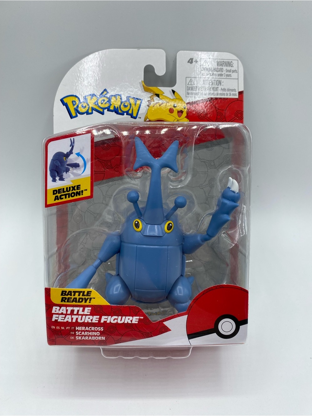 Jazwares Pokemon Deluxe Action Battle Ready Heracross